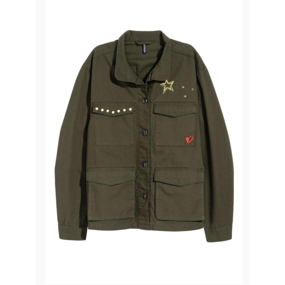👯‍♀️Host Pick⚡️H&M Divided Cotton Cargo Jacket